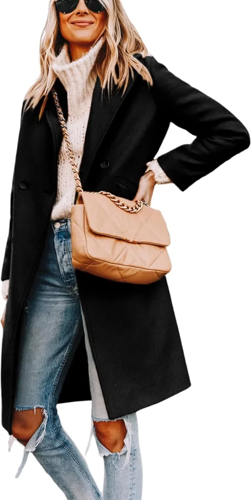 Hooever Single-Breasted Peacoat